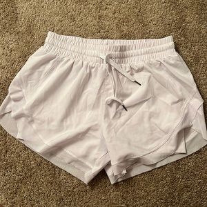 Halara white workout shorts